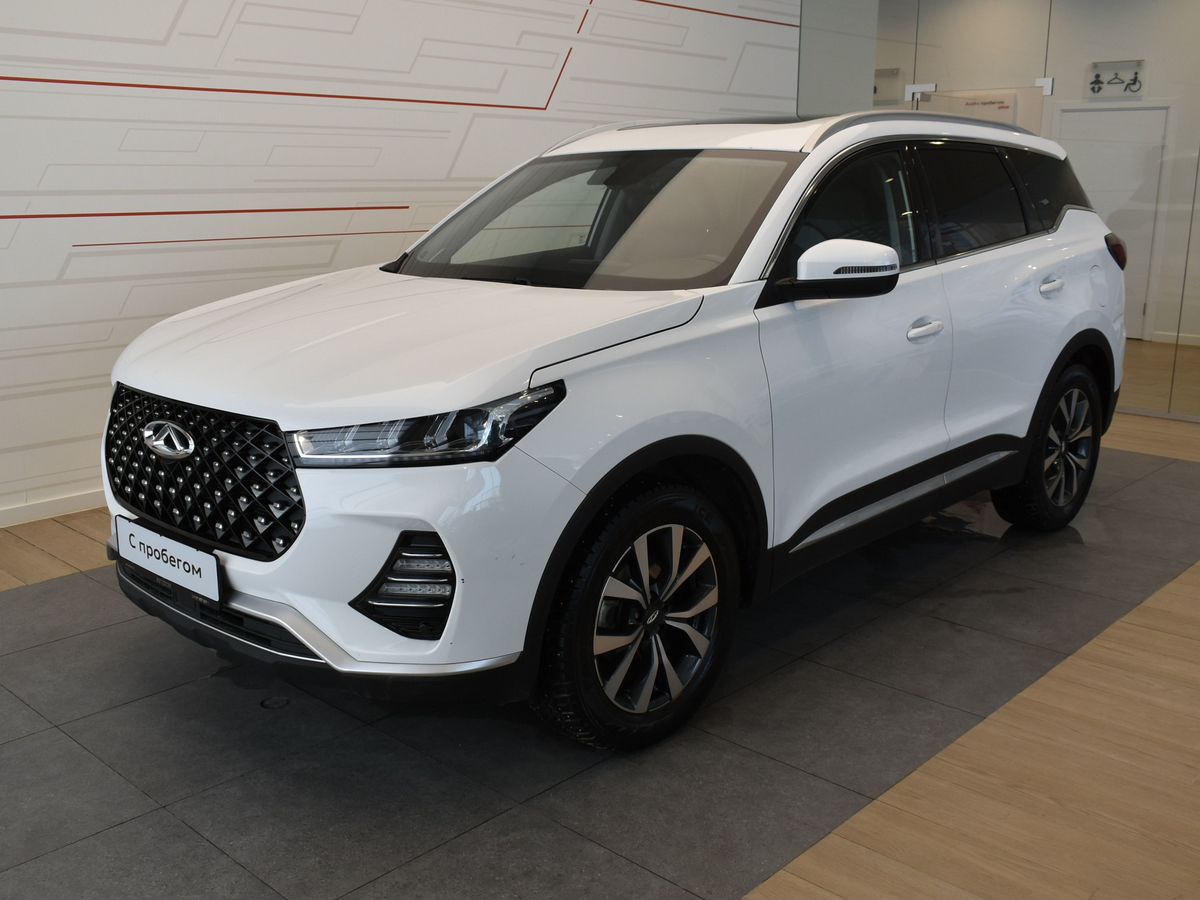 Автомобиль CHERY Tiggo 7 Pro I поколение 1.5 CVT (147 л.с.) Prestige Белый 2021 с пробегом 67 892 км