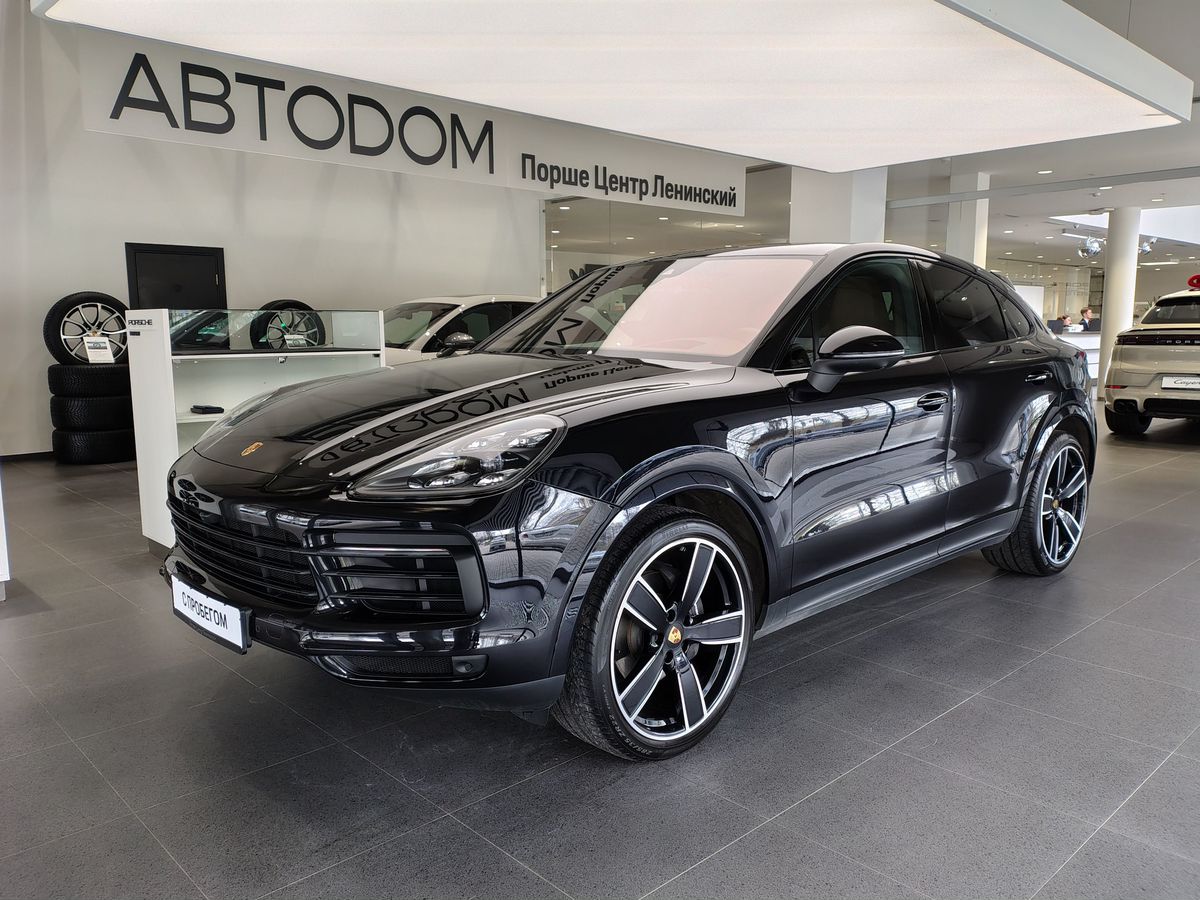 Автомобиль Porsche Cayenne III поколение 3.0 AT 4WD (340 л.с.) Base Чёрный 2021 с пробегом 31 868 км