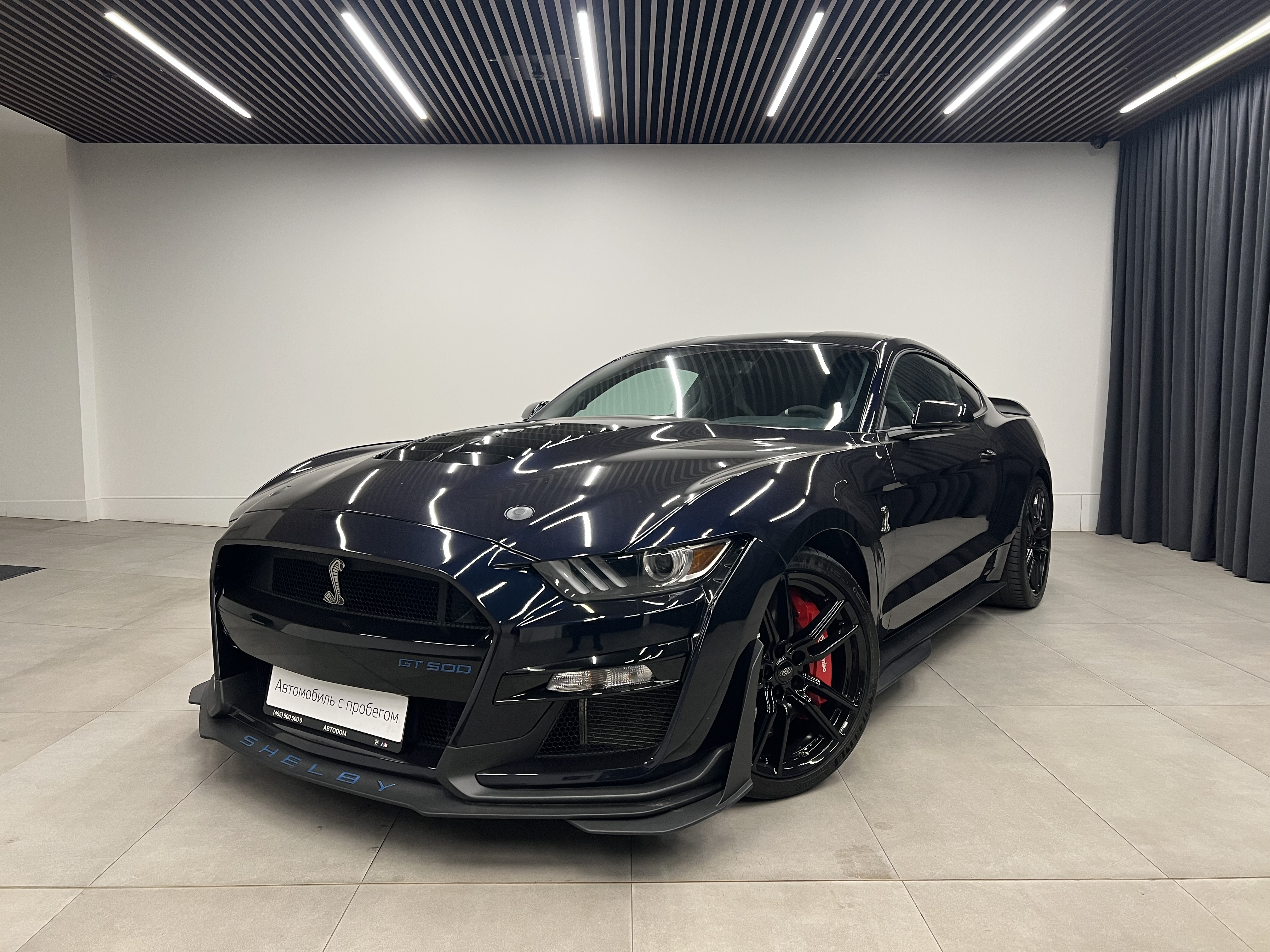 Автомобиль Ford Mustang VI [рестайлинг] 5.2 AMT (760 л.с.) Base Чёрный 2021 с пробегом 10 138 км