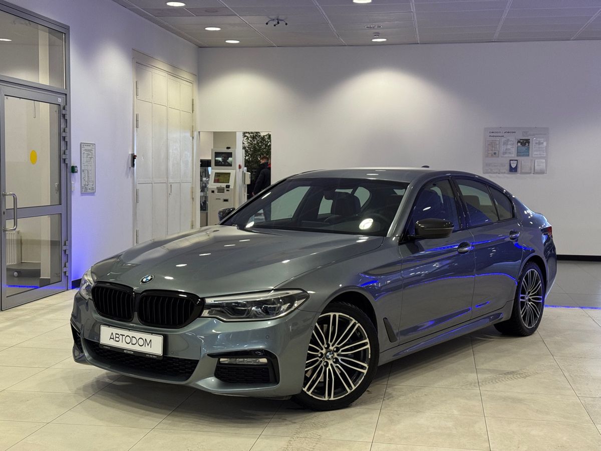 Автомобиль BMW 5 серии VII поколение (G30/G31) 530 3.0d AT 4WD (249 л.с.) M Sport Серый 2018 с пробегом 141 412 км