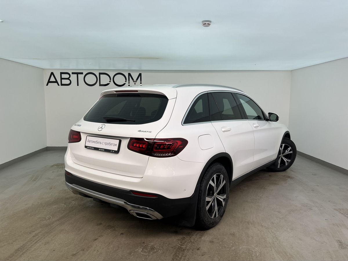 Автомобиль Mercedes-Benz GLC I (X253) [рестайлинг] 200 2.0 AT 4Matic (197 л.с.) Premium Белый 2020 с пробегом 27 858 км