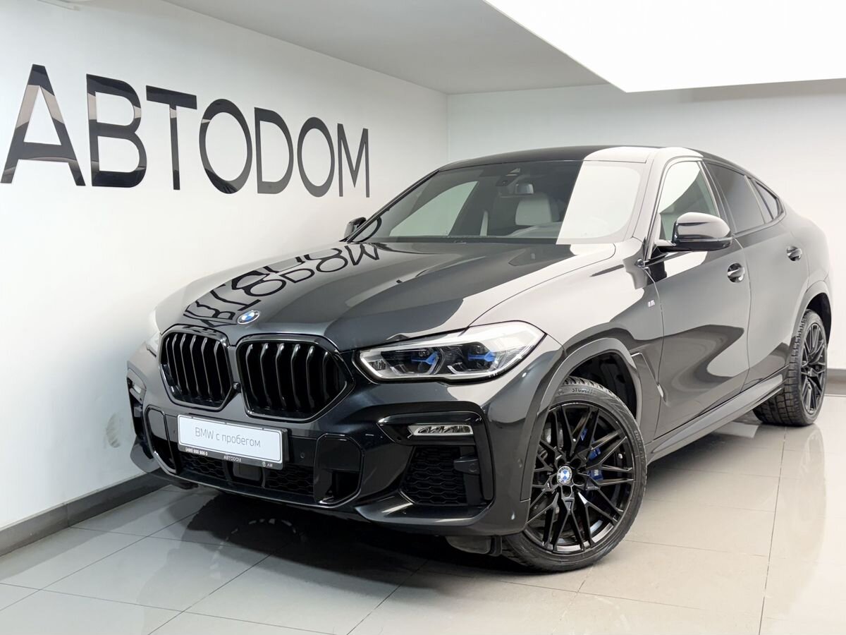 Автомобиль BMW X6 III поколение (G06) 3.0d AT 4WD (249 л.с.) M Sport Edition 21 Чёрный 2020 с пробегом 54 385 км