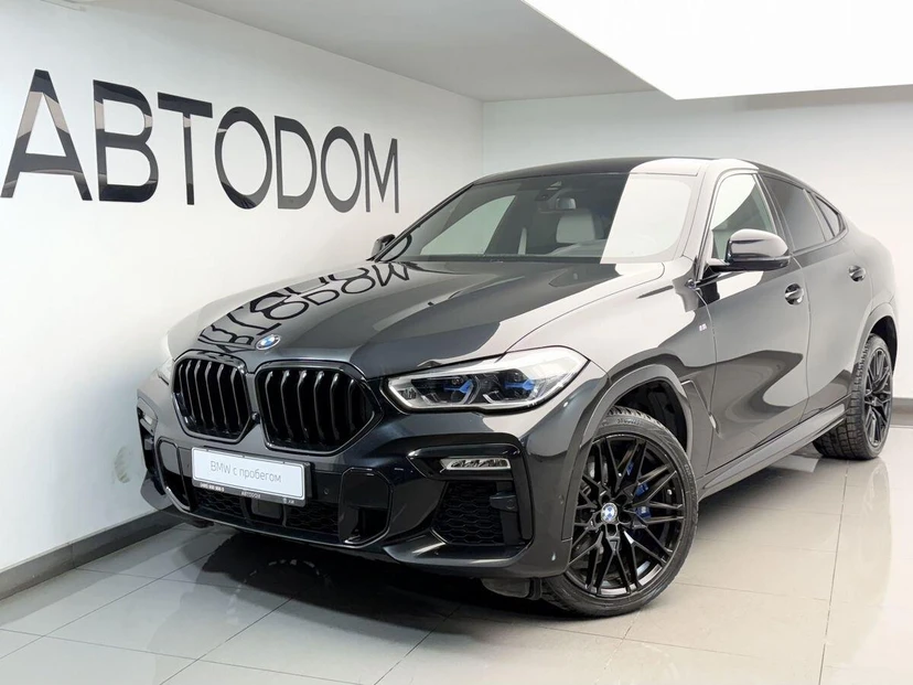 Автомобиль BMW X6 III поколение (G06) 3.0d AT 4WD (249 л.с.) M Sport Edition 21 Чёрный 2020 с пробегом 54 385 км