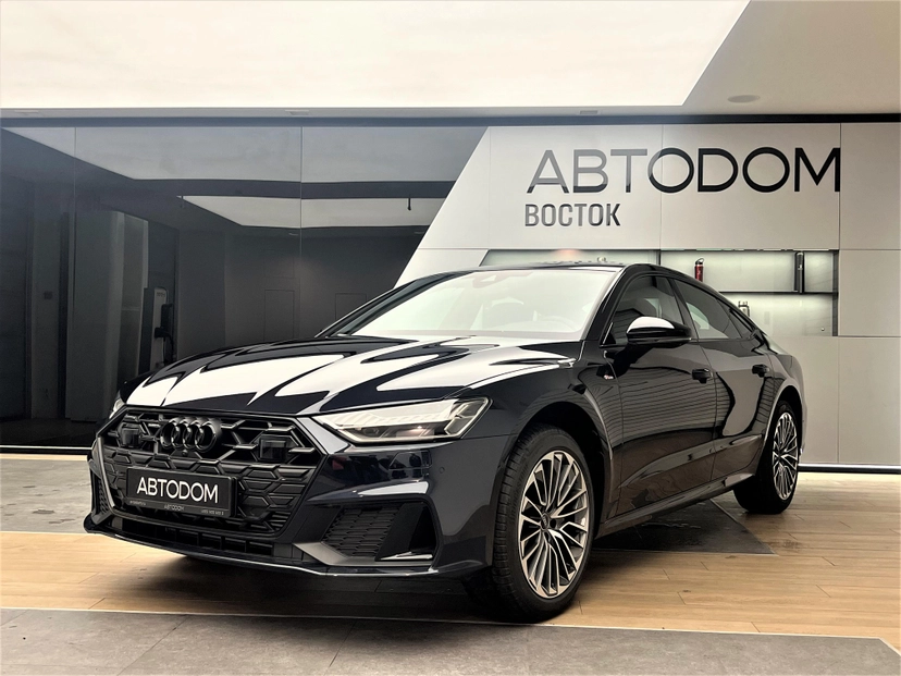 Автомобиль Audi A7 II поколение (4K) 2.0 AMT 4WD (245 л.с.) 45 TFSI quattro S tronic Синий 2025
