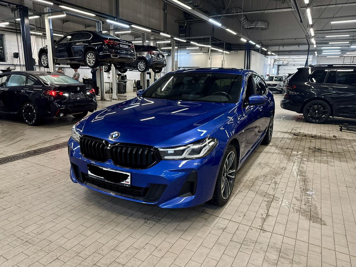 Автомобиль BMW 6 серии IV (G32) [рестайлинг] 630 2.0 AT (249 л.с.) M Sport Plus Синий 2020 с пробегом 139 613 км