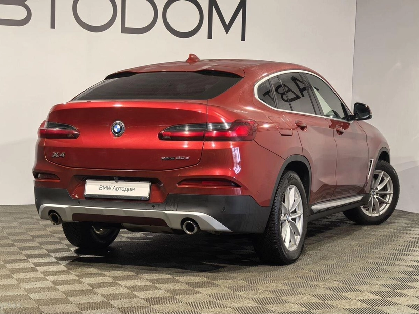 Автомобиль BMW X4 II поколение (G02) 2.0d AT 4WD (190 л.с.) xLine Красный 2019 с пробегом 81 607 км