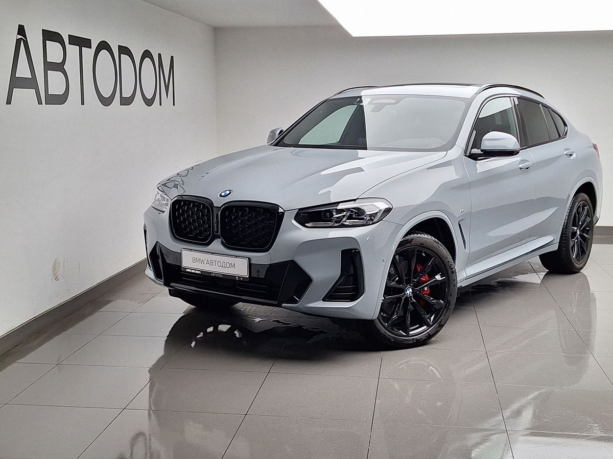 Автомобиль BMW X4 II (G02) [рестайлинг] 2.0 AT 4WD (184 л.с.) M Sport Pure Серый 2025 с пробегом 5 000 км