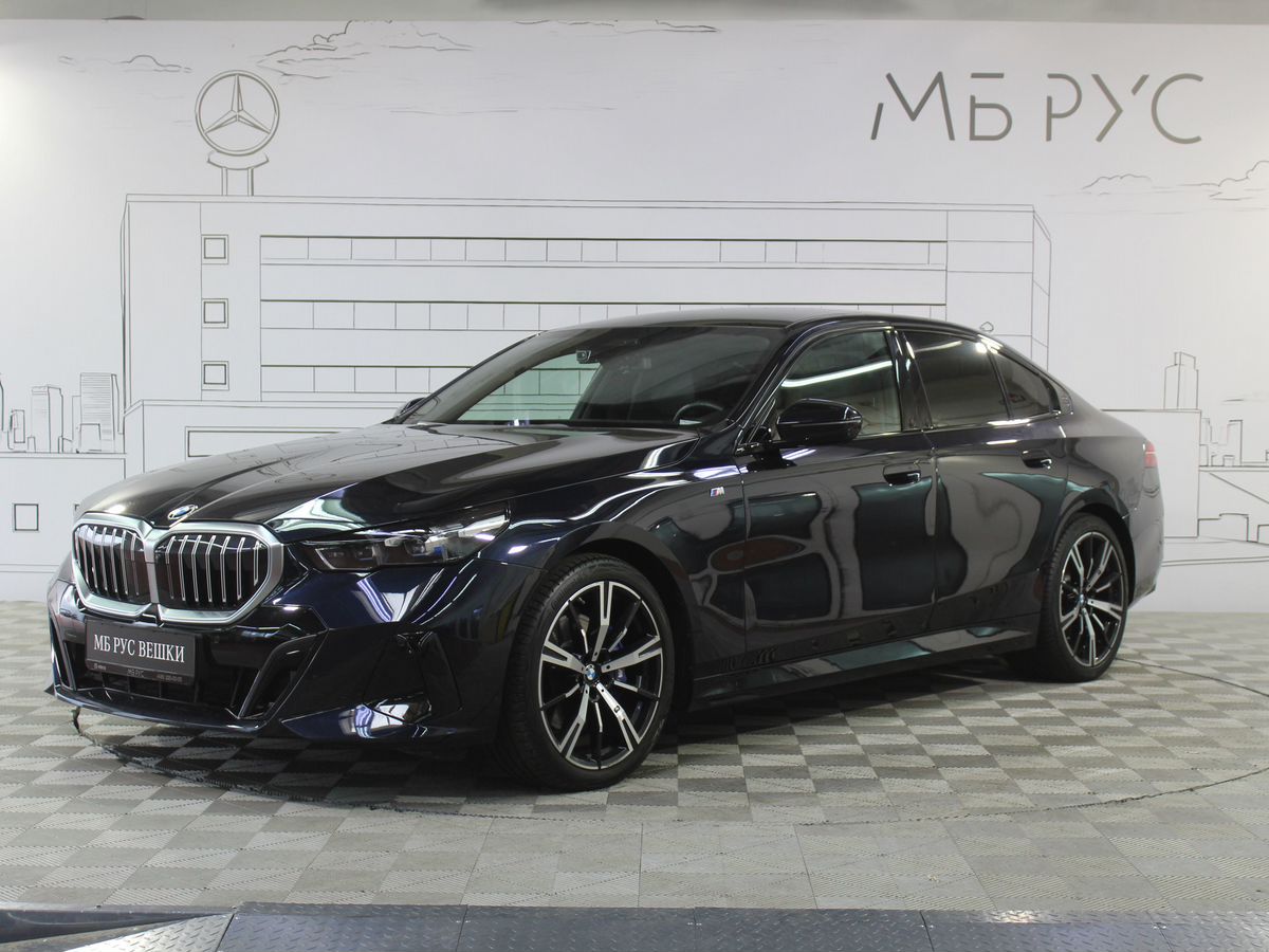 BMW 5 серии VIII поколение (G60) 2.0 AT 4WD (258 л.с.) Base Синий 2024 с пробегом 20 000 км