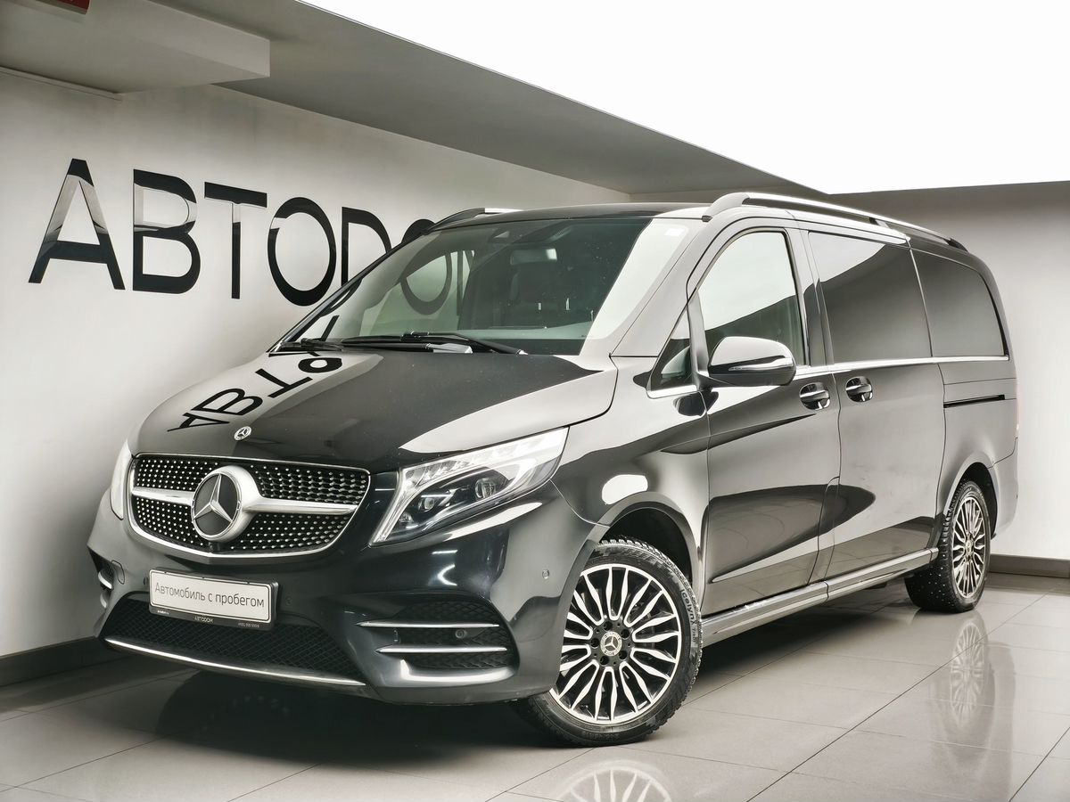 Автомобиль Mercedes-Benz V-Класс II (W447) [рестайлинг] 2.0d AT 4Matic Long (237 л.с.) Base Чёрный 2022 с пробегом 102 689 км
