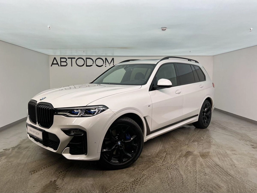 Автомобиль BMW X7 I поколение (G07) 3.0d AT 4WD (340 л.с.) M Sport Pro Белый 2021 с пробегом 72 160 км
