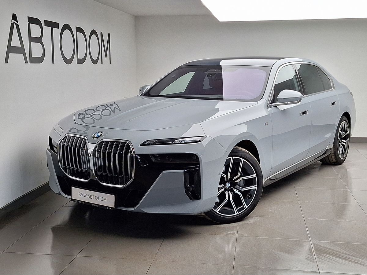 Автомобиль BMW 7 серии VII поколение (G70) 3.0 AT 4WD (380 л.с.) Base Серый 2024 с пробегом 6 800 км