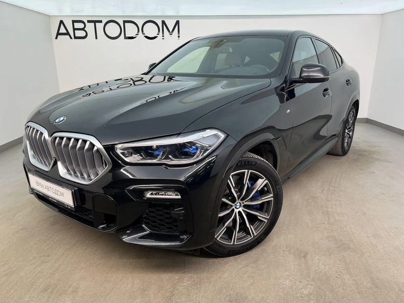 Автомобиль BMW X6 III поколение (G06) 3.0d AT 4WD (249 л.с.) M Sport Pro Чёрный 2020 с пробегом 89 151 км
