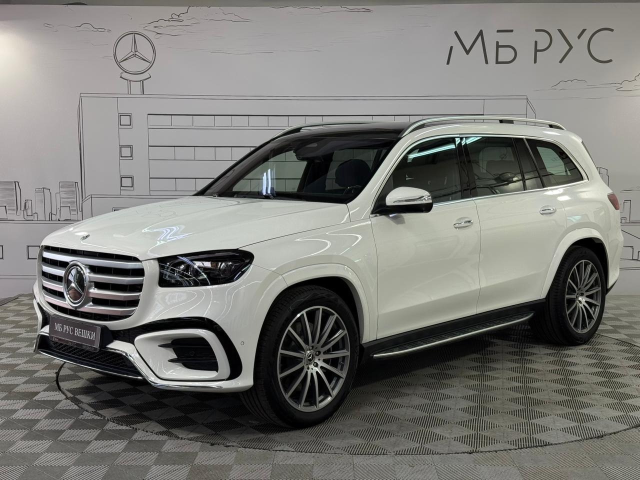 Mercedes-Benz GLS II (X167) [рестайлинг] 450 3.0d AT 4Matic (367 л.с.) Base Белый 2025 