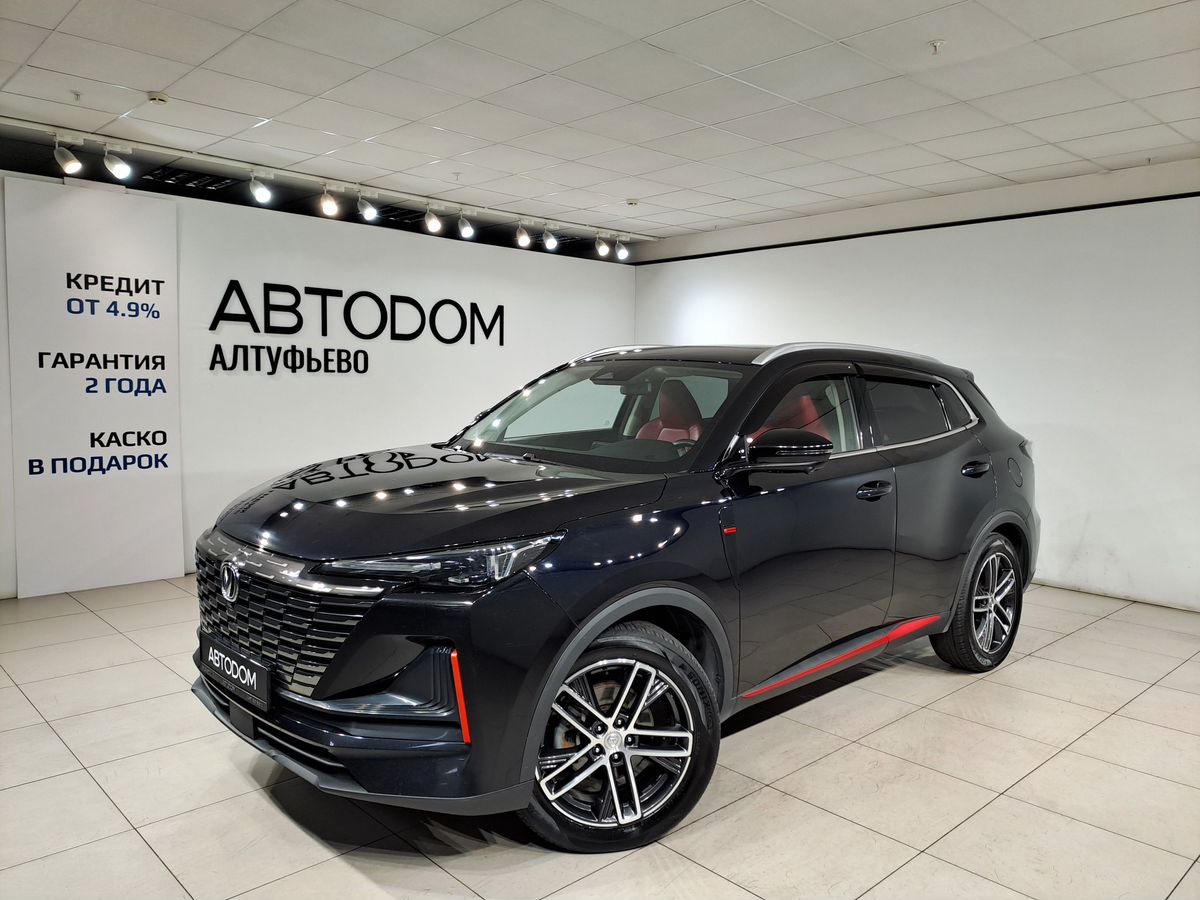 Changan CS55PLUS I [рестайлинг] 1.5 AMT (181 л.с.) Tech Чёрный 2023 с пробегом 81 611 км