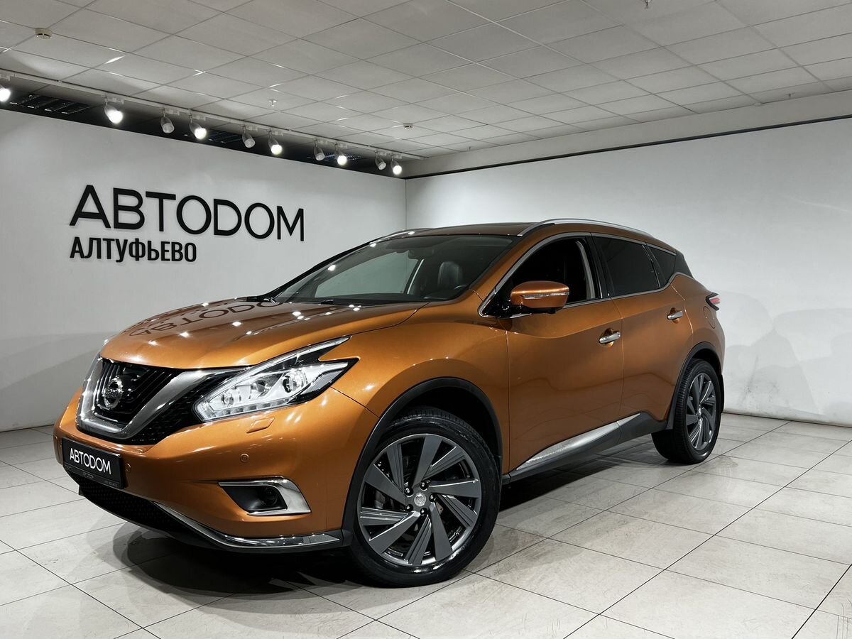 Nissan Murano III поколение (Z52) 3.5 CVT 4WD (249 л.с.) Top+ Оранжевый 2016 с пробегом 159 147 км