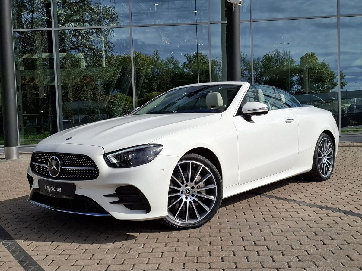Mercedes-Benz E-Класс V (W213/S213/C238) [рестайлинг] 3.0 AT 4Matic (367 л.с.) Импорт Белый 2021 с пробегом 14 145 км
