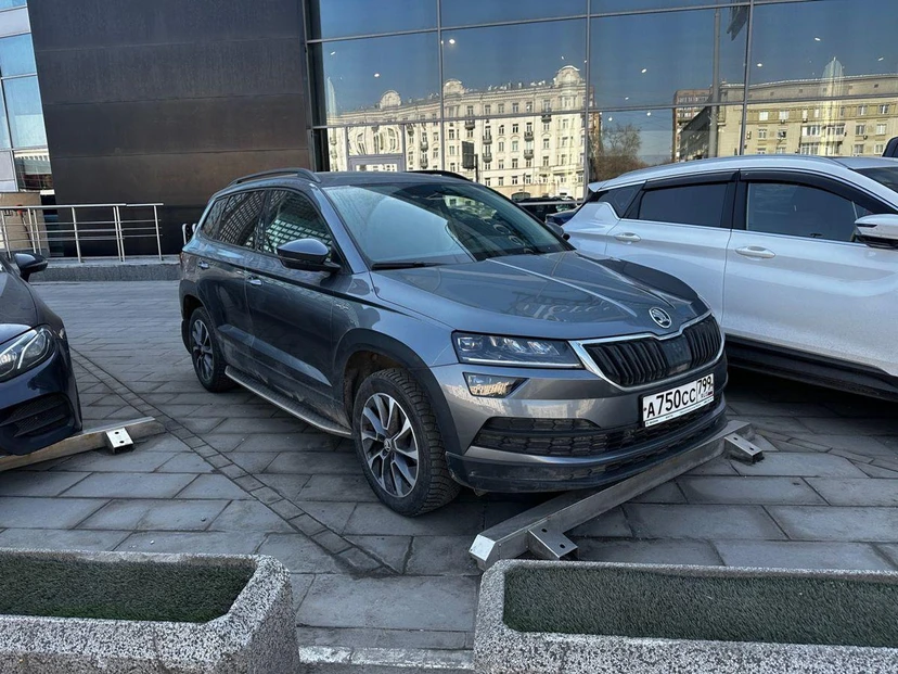 Автомобиль Skoda Karoq I поколение 1.4 AT (150 л.с.) Hockey Edition Серый 2022 с пробегом 59 300 км