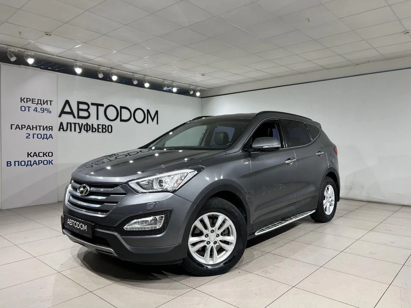 Hyundai Santa Fe III поколение (DM) 2.4 AT 4WD (175 л.с.) Dynamic Серый 2014 с пробегом 111 048 км