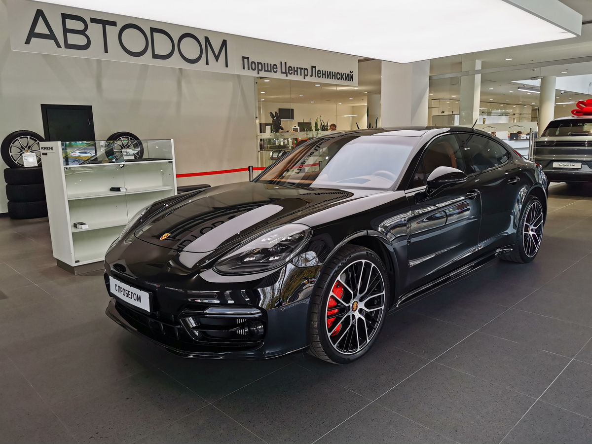 Porsche Panamera II [рестайлинг] GTS 4.0 AMT 4WD (480 л.с.) Panamera GTS Чёрный 2021 с пробегом 46 548 км