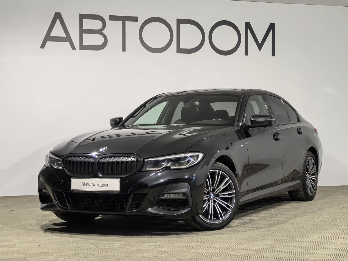 BMW 3 серии VII поколение (G20/G21/G28) 320 2.0 AT 4WD (184 л.с.) M Sport Чёрный 2021 с пробегом 101 606 км