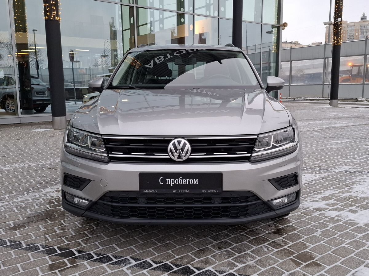 Автомобиль Volkswagen Tiguan II поколение 1.4 AMT 4WD (150 л.с.) Connect Серый 2020 с пробегом 59 300 км