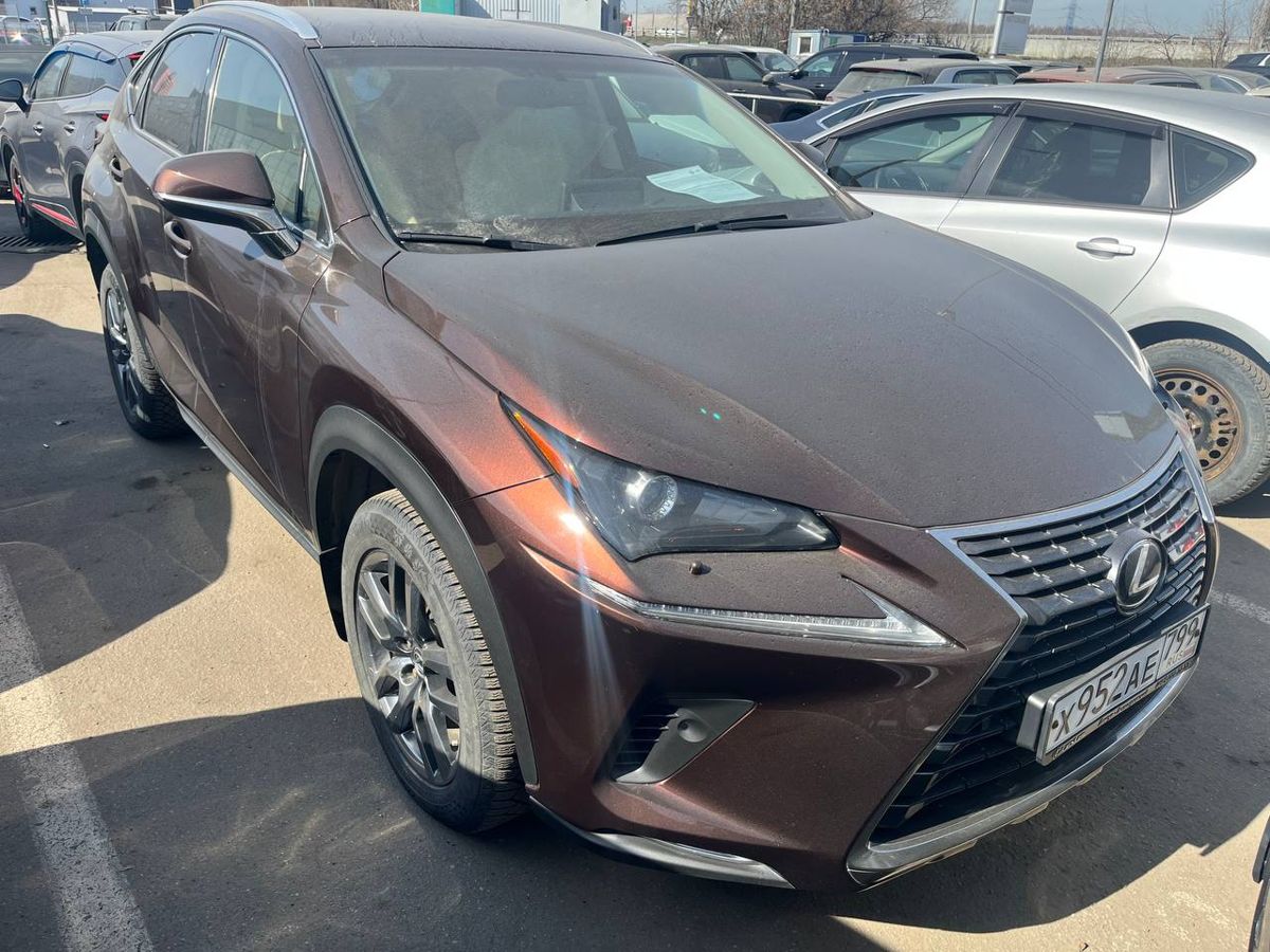 Автомобиль Lexus NX I [рестайлинг] 2.0 CVT 4WD (150 л.с.) Luxury Коричневый 2018 с пробегом 49 857 км