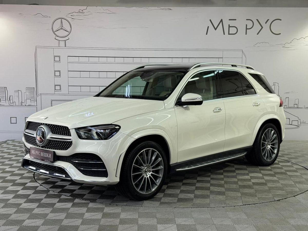Mercedes-Benz GLE II поколение (V167) 400 2.9d AT 4Matic (330 л.с.) First Class Белый 2019 с пробегом 56 381 км