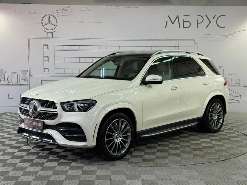 Mercedes-Benz GLE II поколение (V167) 400 2.9d AT 4Matic (330 л.с.) First Class Белый 2019 с пробегом 56 381 км
