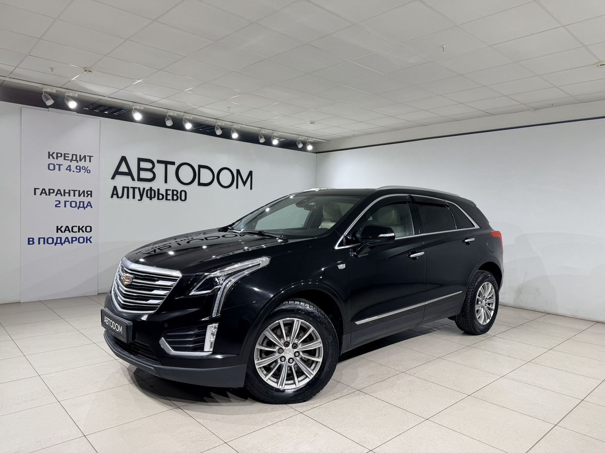 Автомобиль Cadillac XT5 I поколение 3.6 AT 4WD (314 л.с.) Luxury Чёрный 2016 с пробегом 194 797 км