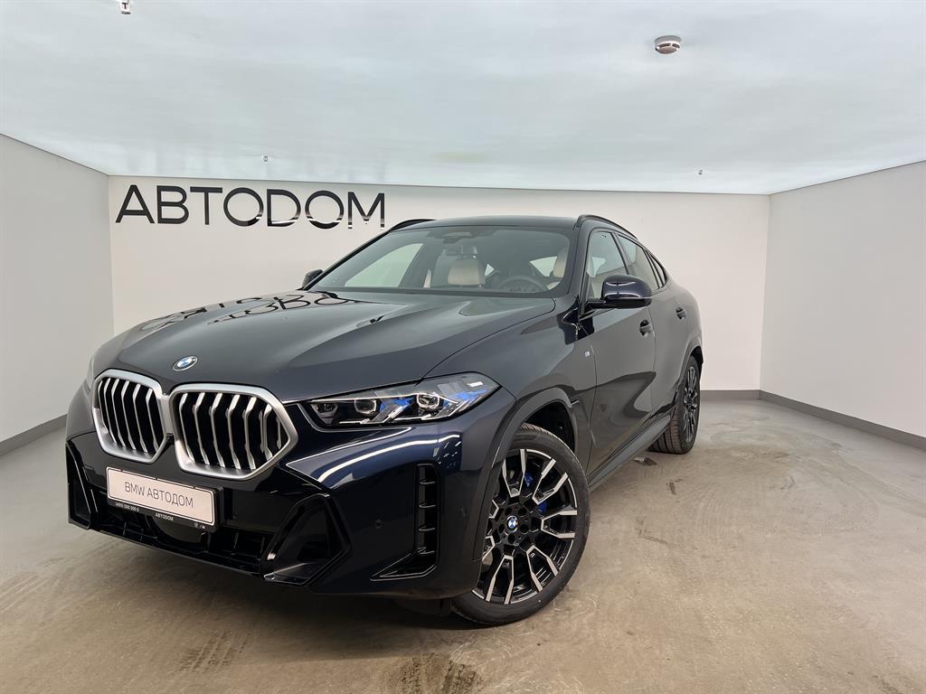 Автомобиль BMW X6 III (G06) [рестайлинг] 3.0d AT 4WD (298 л.с.) Base Чёрный 2025 