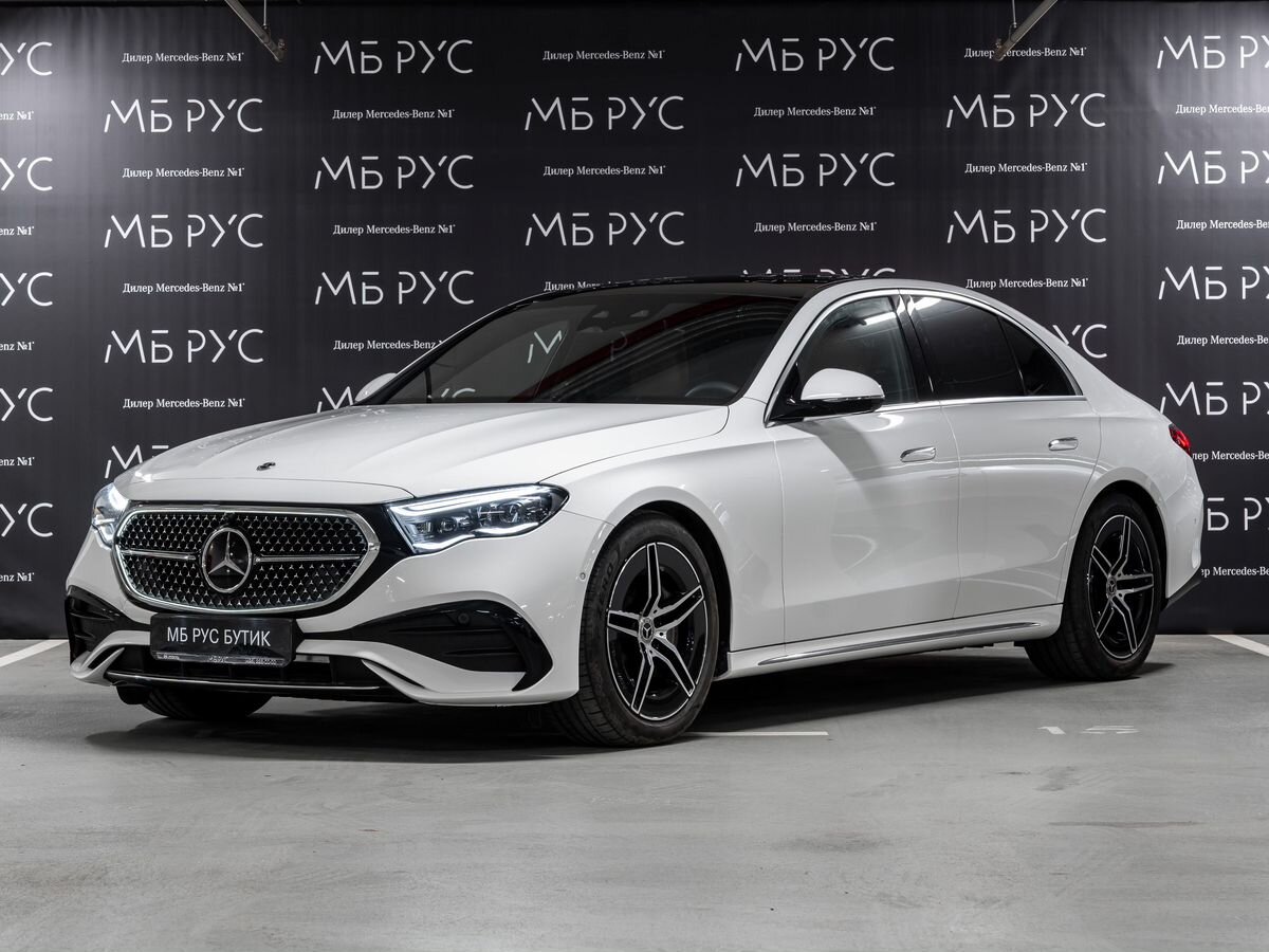 Автомобиль Mercedes-Benz E-Класс VI поколение (W214/S214) 2.0 AT 4Matic (258 л.с.) AMG Line Белый 2024 с пробегом 5 051 км