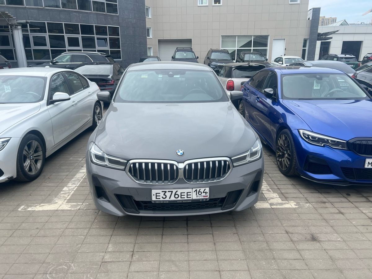 Автомобиль BMW 6 серии IV (G32) [рестайлинг] 620 2.0d AT 4WD (190 л.с.) M Sport Plus Серый 2021 с пробегом 59 283 км
