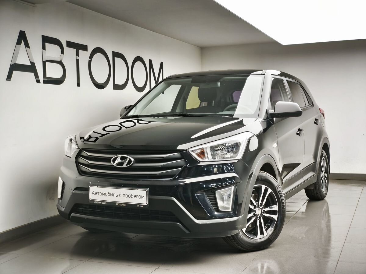 Hyundai Creta I поколение 1.6 AT (123 л.с.) Comfort Чёрный 2017 с пробегом 171 477 км