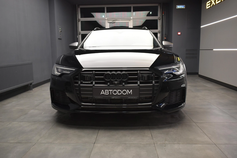Автомобиль Audi A6 allroad IV поколение (C8) 3.0d AT 4WD (286 л.с.) Импорт Чёрный 2019 с пробегом 126 000 км