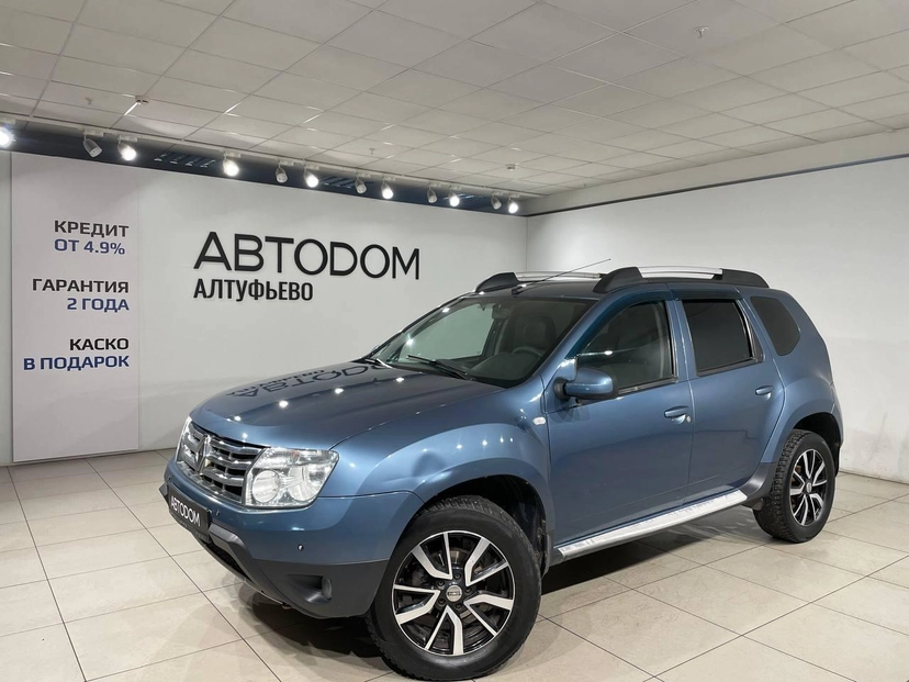 Автомобиль Renault Duster I поколение 2.0 AT (135 л.с.) Privilege Синий 2013 с пробегом 187 471 км