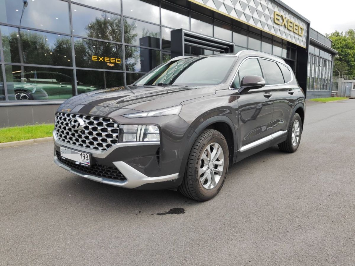 Hyundai Santa Fe IV (TM) [рестайлинг] 2.5 AT 4WD (180 л.с.) Lifestyle Коричневый 2021 с пробегом 78 066 км