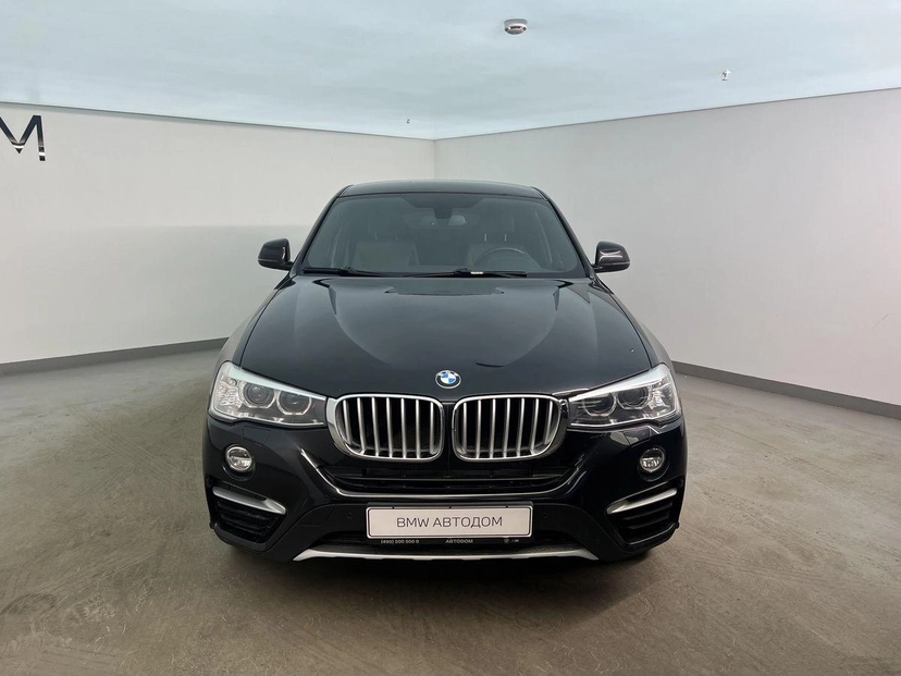 Автомобиль BMW X4 I поколение (F26) 2.0 AT 4WD (184 л.с.) M Sport Локальная сборка Чёрный 2018 с пробегом 82 594 км