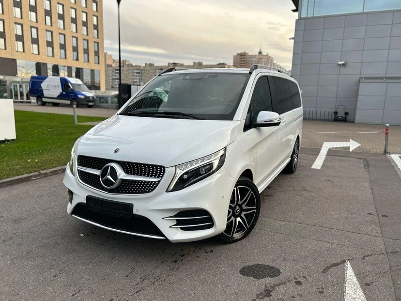 Mercedes-Benz V-Класс II поколение (W447) 250 2.1d AT 4Matic Long (190 л.с.) Avantgarde Белый 2019 с пробегом 82 115 км
