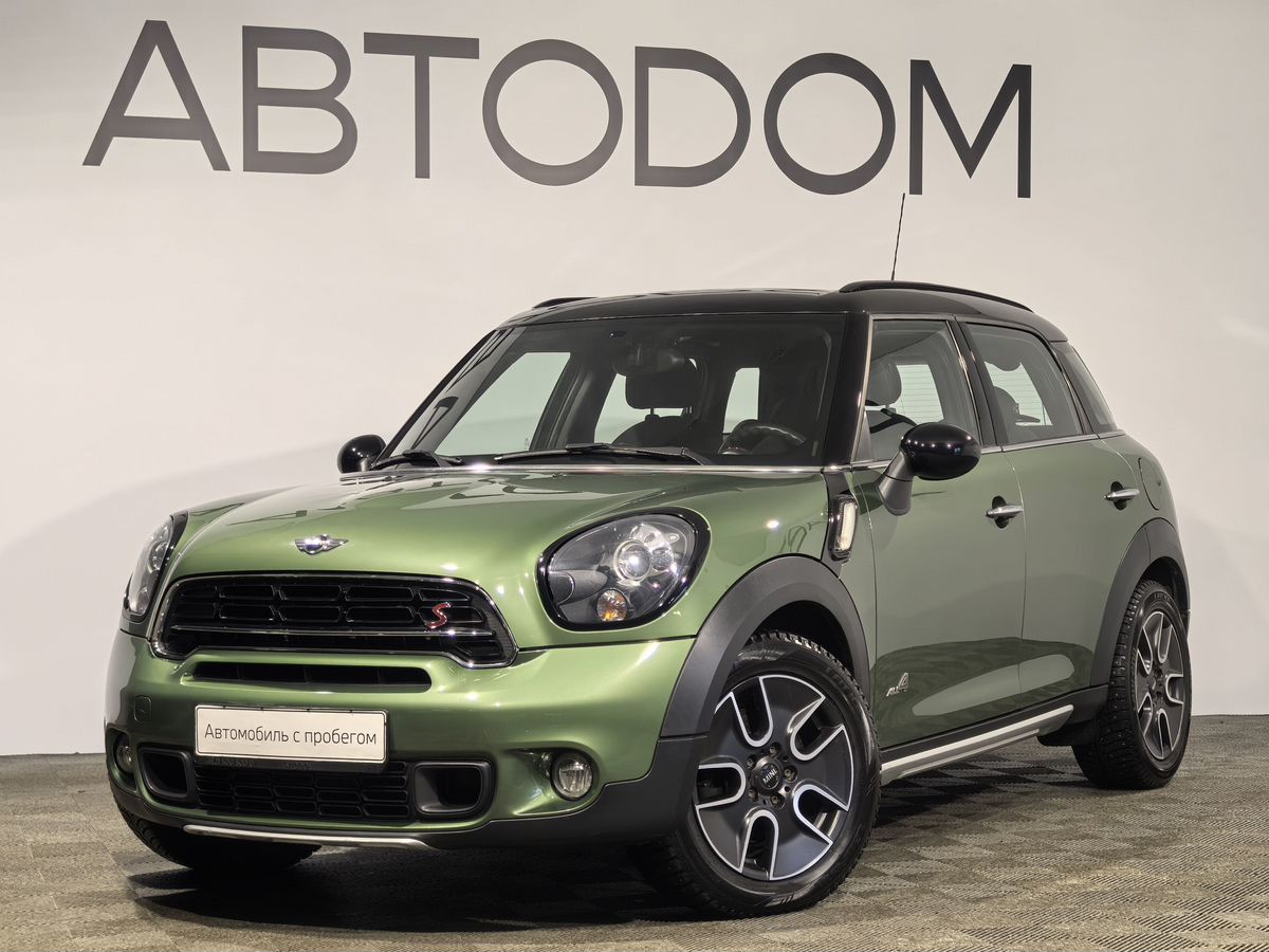 Автомобиль MINI Countryman I поколение (R60) Cooper S 1.6 AT 4WD (184 л.с.) Cooper S Зелёный 2015 с пробегом 79 930 км