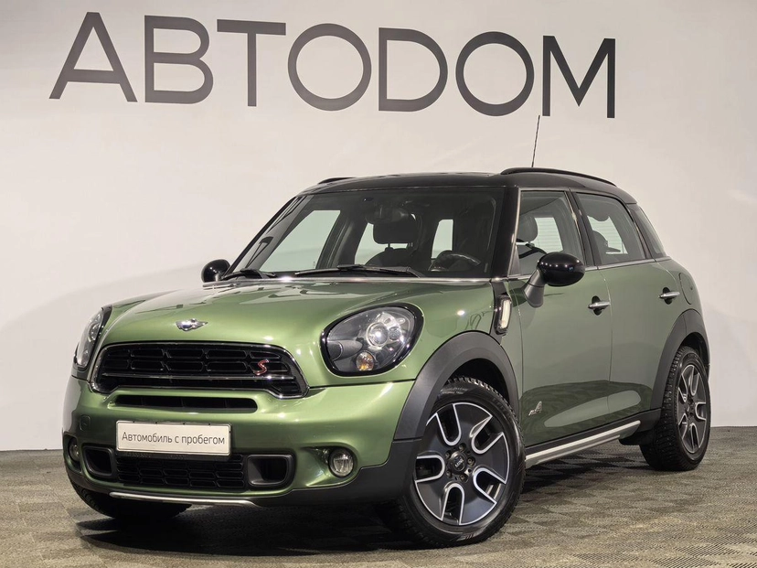 Автомобиль MINI Countryman I поколение (R60) Cooper S 1.6 AT 4WD (184 л.с.) Cooper S Зелёный 2015 с пробегом 79 930 км