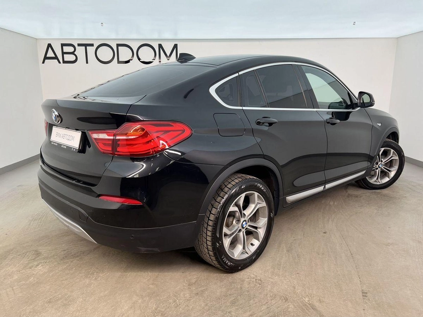 Автомобиль BMW X4 I поколение (F26) 2.0 AT 4WD (184 л.с.) M Sport Локальная сборка Чёрный 2018 с пробегом 82 594 км