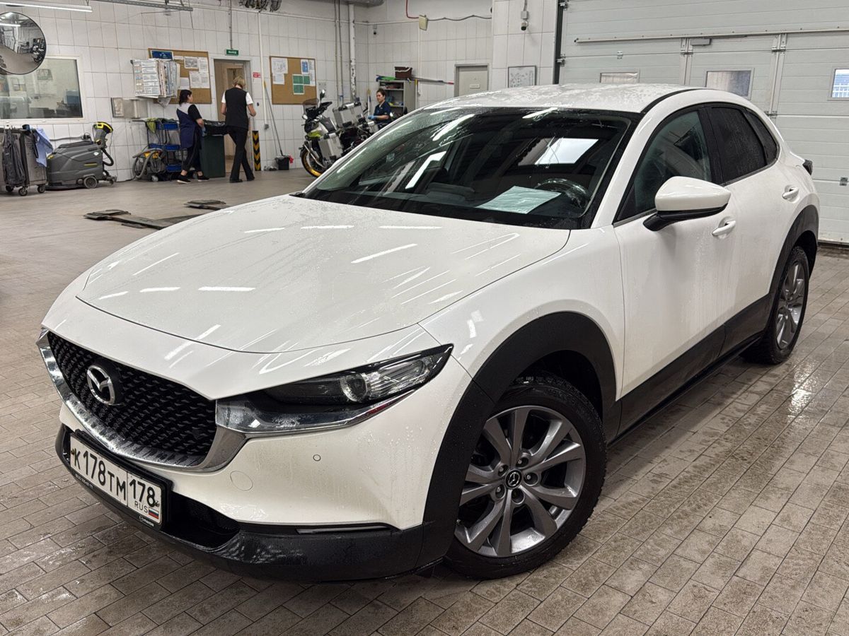 Автомобиль Mazda CX-30 I поколение 2.0 AT 4WD (150 л.с.) Supreme Белый 2020 с пробегом 26 115 км