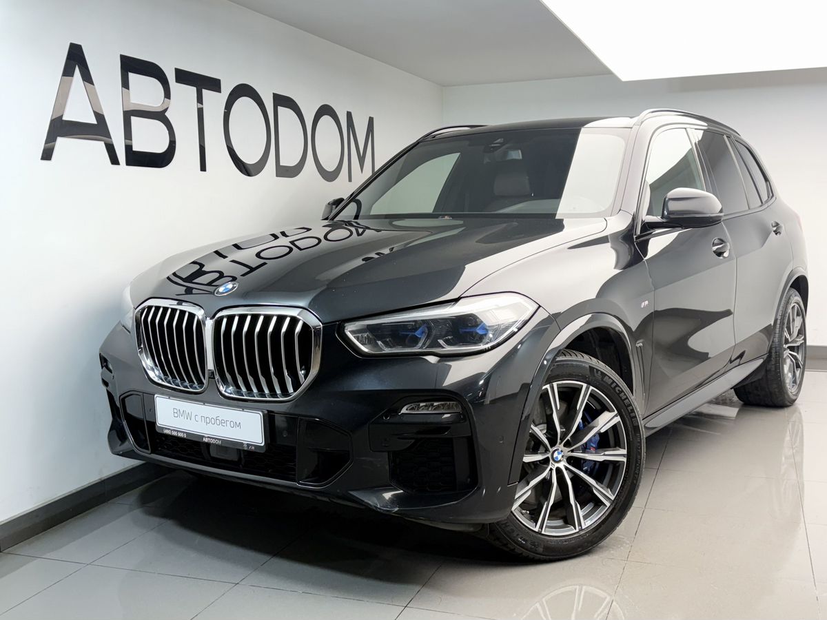 Автомобиль BMW X5 IV поколение (G05) 3.0d AT 4WD (340 л.с.) M Sport Pro Чёрный 2020 с пробегом 132 620 км