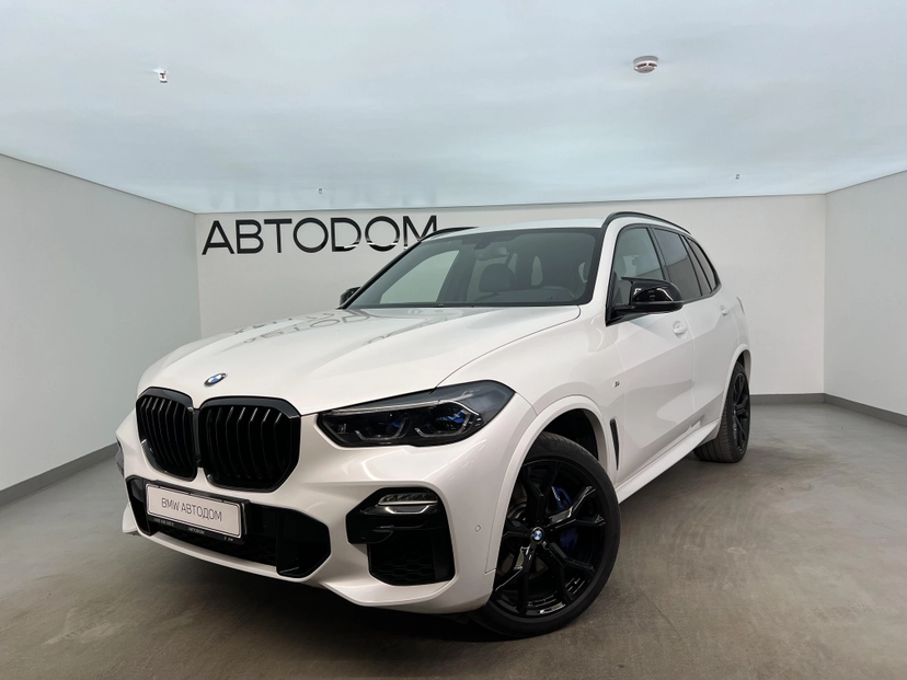 Автомобиль BMW X5 IV поколение (G05) 3.0d AT 4WD (249 л.с.) M Sport Pro Белый 2019 с пробегом 131 842 км