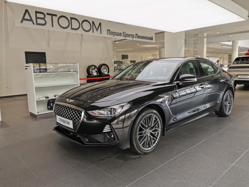 Автомобиль Genesis G70 I поколение 2.0 AT 4WD (197 л.с.) Business Чёрный 2019 с пробегом 90 206 км