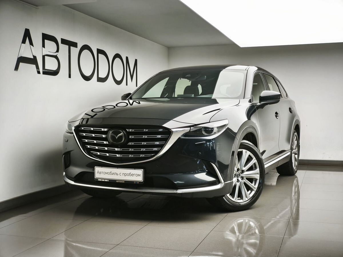 Mazda CX-9 II [рестайлинг] 2.5 AT 4WD (231 л.с.) Supreme Чёрный 2023 с пробегом 51 557 км