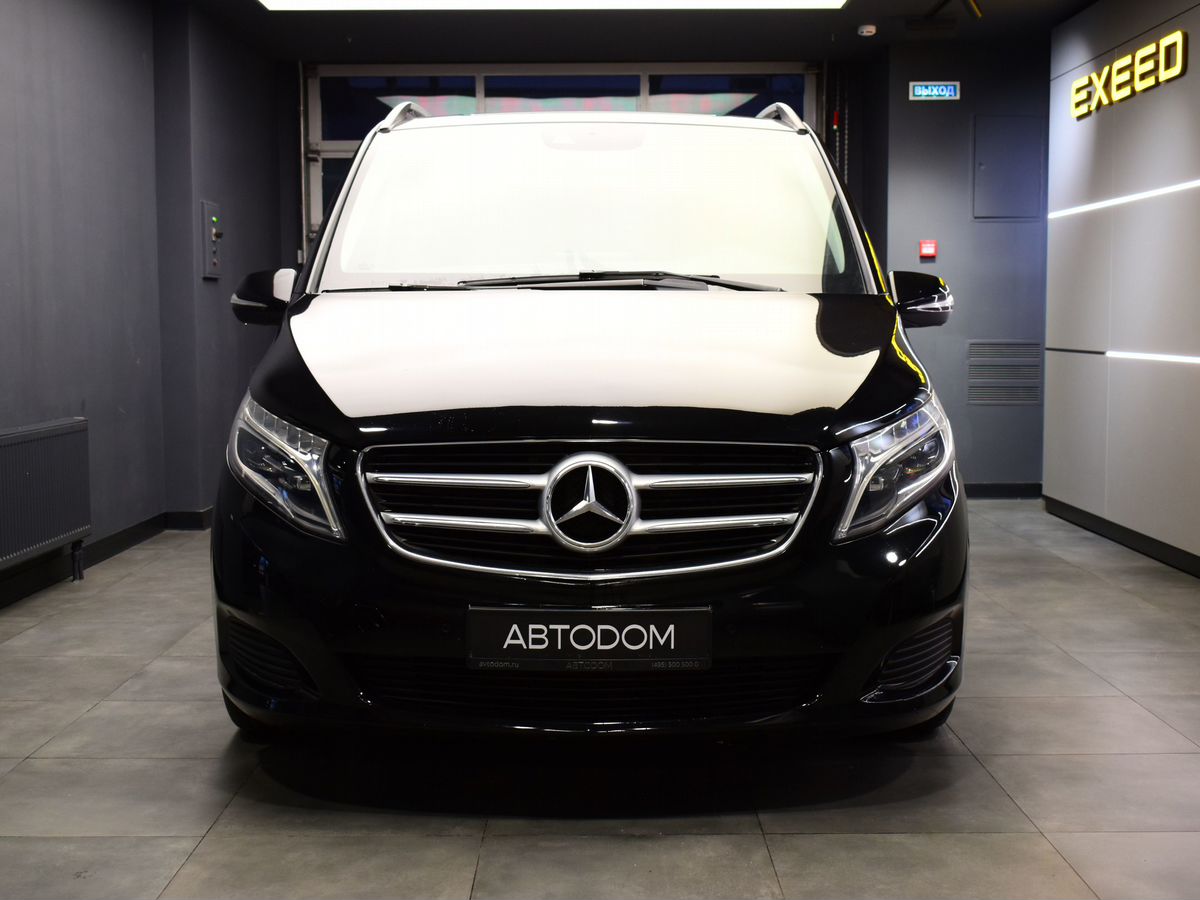 Автомобиль Mercedes-Benz V-Класс II поколение (W447) 250 2.1d AT Long (190 л.с.) Base Чёрный 2015 с пробегом 79 573 км