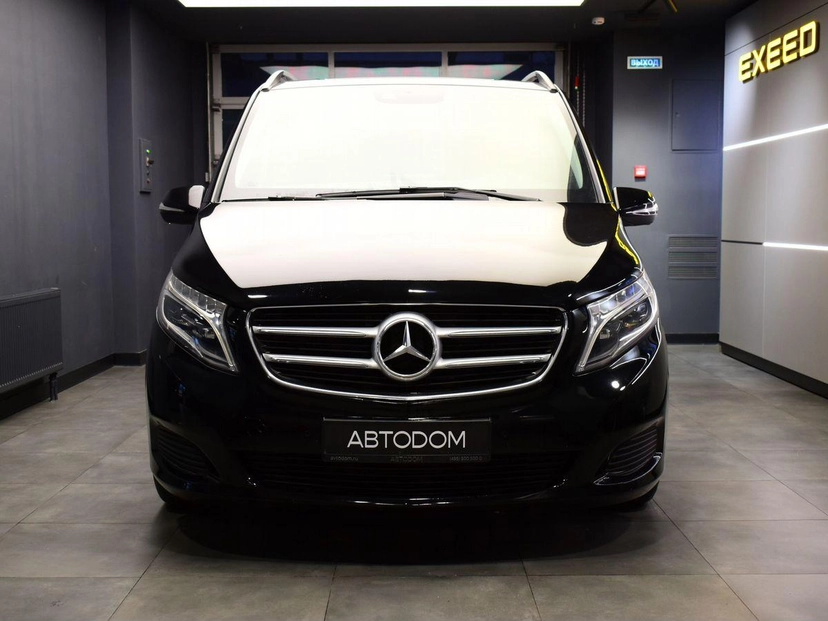 Автомобиль Mercedes-Benz V-Класс II поколение (W447) 250 2.1d AT Long (190 л.с.) Base Чёрный 2015 с пробегом 79 573 км