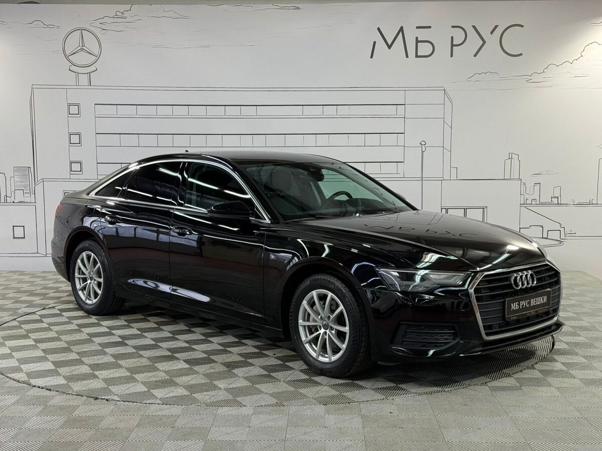Audi A6 V поколение (C8) 2.0d AMT (190 л.с.) Base Чёрный 2021 с пробегом 88 500 км