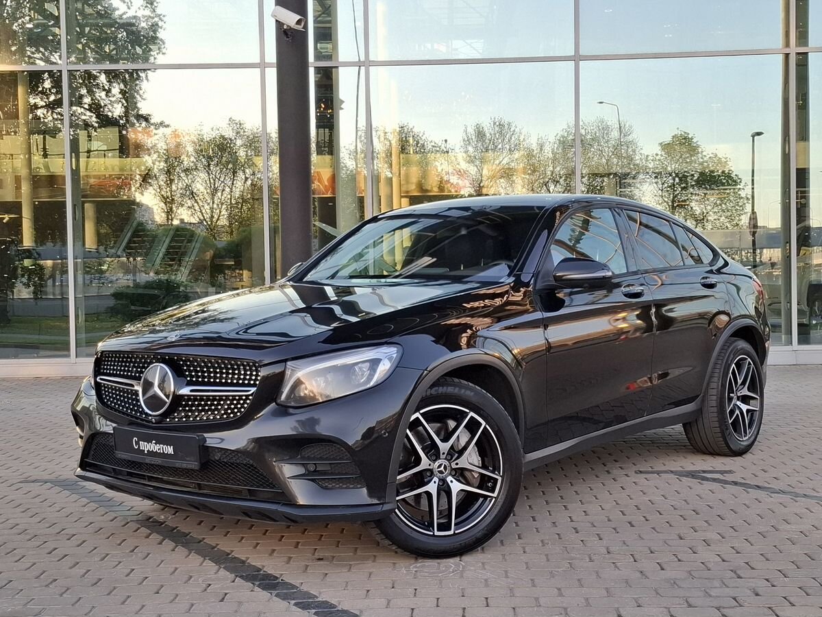 Mercedes-Benz GLC coupe I поколение (C253) 250 2.1d AT 4Matic (204 л.с.) Sport Чёрный 2017 с пробегом 119 255 км